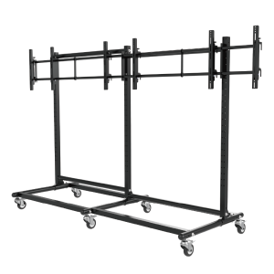 3x1 46 to 65 inch Video Wall Monitors With Cart