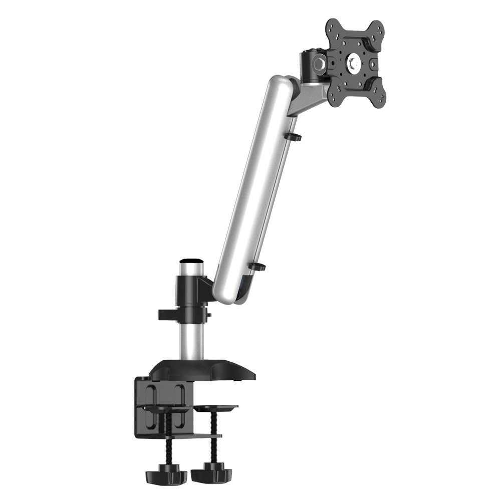 Floating Adjustable Arm Single Monitor Desk Mount