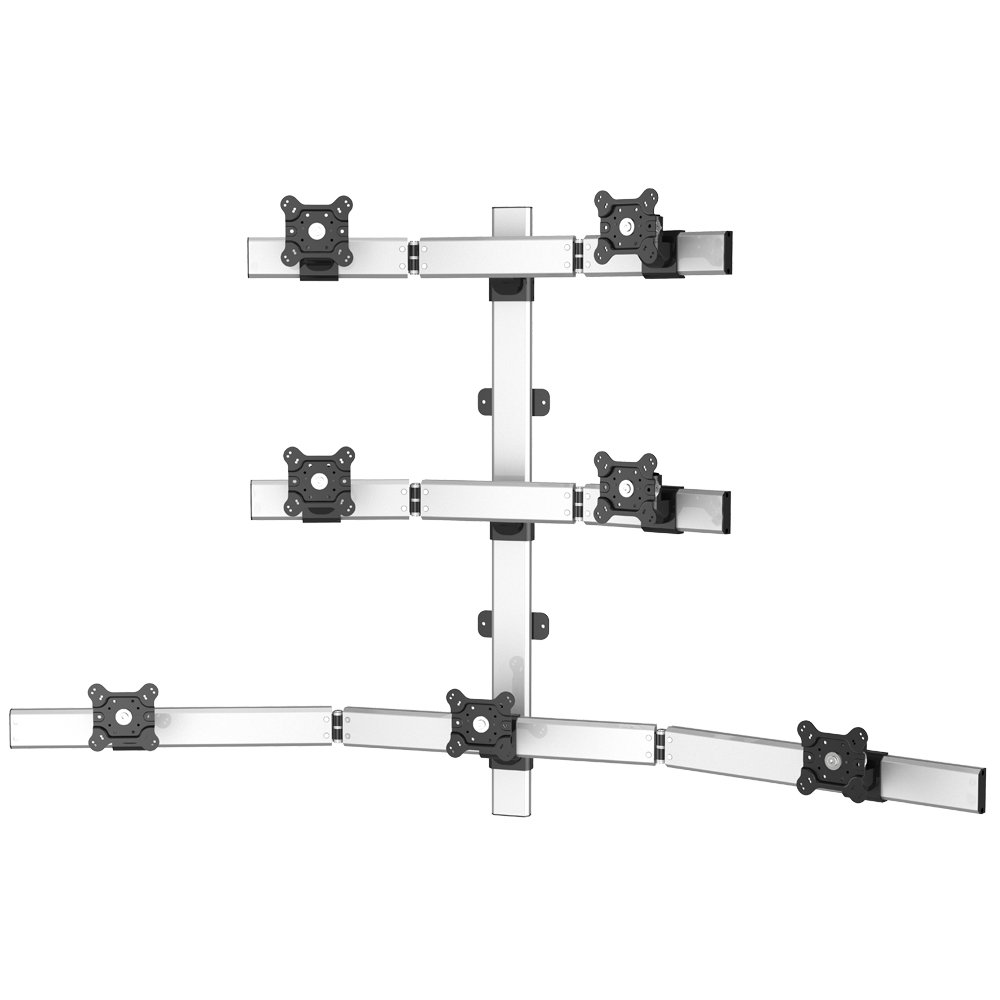 Superbly Seven Adjustable Flat Panel Wall Monitor Mount